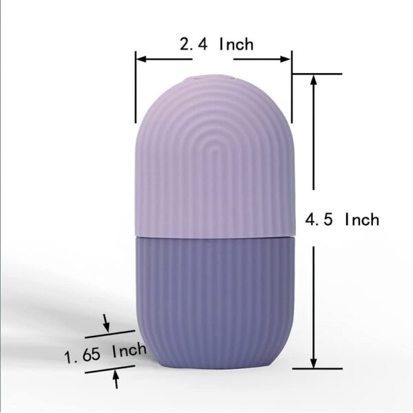 Aegon Ice Roller for Face | Ice Roller for Face Massager | Face Ice Roller for Men & Women | Ice Cube Roller for Glowing Skin & Puffy Eyes | Reusable & Unbreakable (Pink) - Image 3