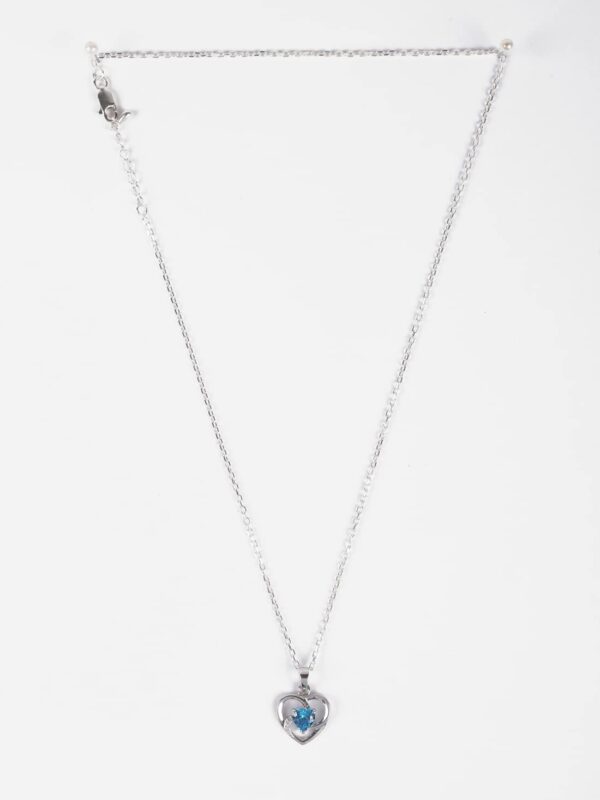 CLARA 925 Sterling Silver Heart Pendant Necklace | with or Without Chain | Gift for Women and Girls - Image 6