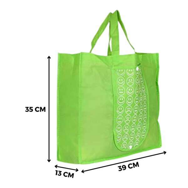 Oytra 12 Piece Reusable Shopping Bags Eco Friendly for Gifting Sankranti Foldable Gift - Image 4