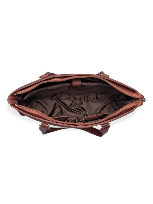 ZOUK Vegan Leather Women's Office Bag for 15.6 inch Laptop, MacBook - Image 6