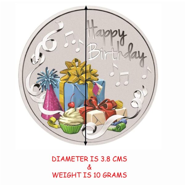 Ananth Jewels BIS Hallmarked Silver Coin 10 Grams Happy Birthday Gift - Image 5