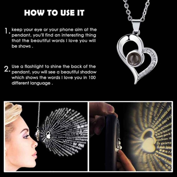 SNAPTRON Gifts For Girlfriend,Wife,Love-Marriage Anniversary Gift For Wife Preserved Rose Flower With Heart Necklace-Valentine Gift For Girlfriend/ Cute Birthday Gift For Wife Special Love,Adult - Image 5