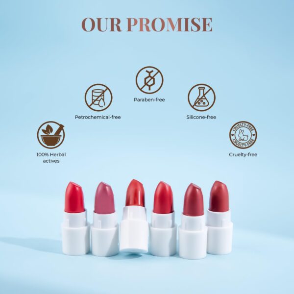 Just Herbs Ayurvedic Creamy Matte Micro Mini Lipstick Kit Lip Hydrating & Moisturizing, Lipsticks for Women Suitable All Indian Tones (Pack of 16) - Image 10
