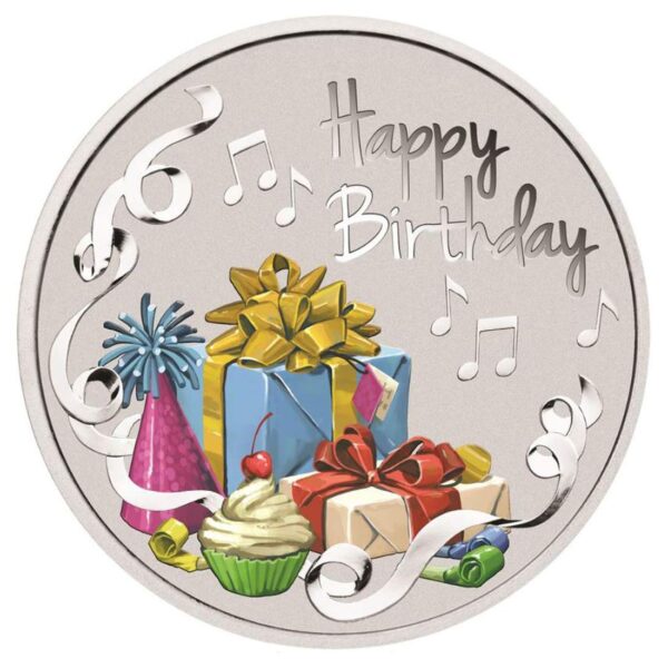 Ananth Jewels BIS Hallmarked Silver Coin 10 Grams Happy Birthday Gift - Image 2