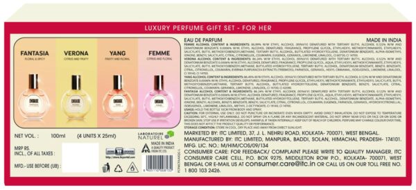 Engage Gift Set - Luxury Perfume Gifts For Women, 100ml, Long Lasting Smell Women Perfume, Best Diwali Gift Hamper by ITC, Eau De Parfum for Girls, Travel Sized Perfume Combo, 25ml x 4 - Image 9