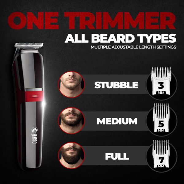 Beardo Ape-X 3-in-1 Multipurpose Trimmer for Men | Grooming Kit :- Trimmer, Shaver, Ear & Nose Trimmer | Stainless Steel self-sharpening blades | USB charge | Gift For Brother | Gift For Friends - Image 6