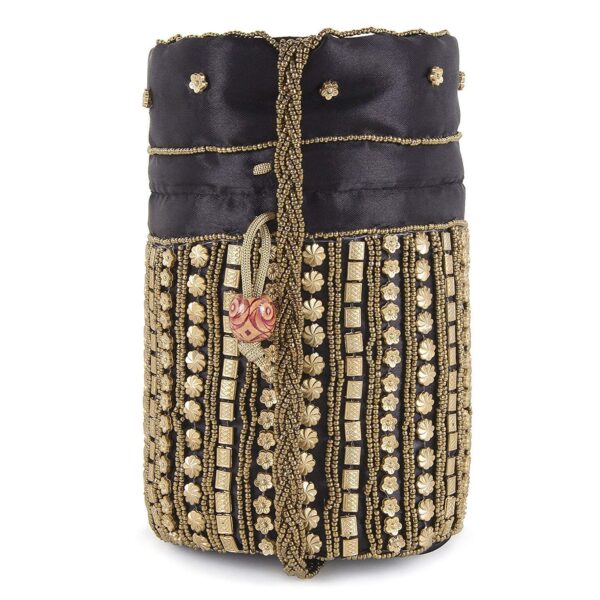 KERYAP Women's Potli for Party/Gift Handbags for Women Damru Potli Handbag Gift Items for Women Festival | Wedding | Kitty - Image 3