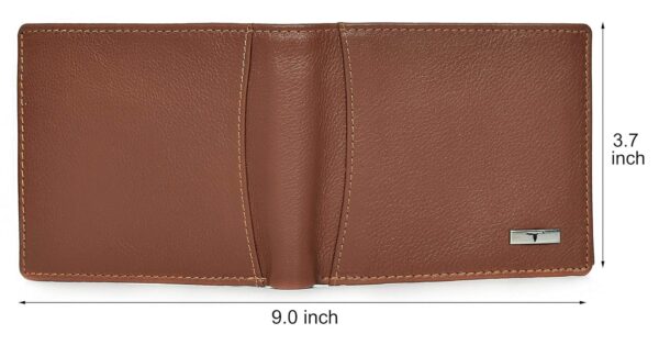 Urban Forest Oliver Redwood Light Brown Leather Wallet for Men, 6 Card Slot - Image 6