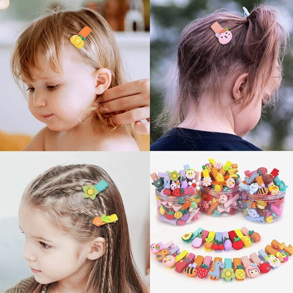 Shining Diva Fashion 26 Pcs Colorful Hair Accessories Hair Clips for Girls Kids Baby Girl Toddlers Women Hairband Hair Band Ties - Image 8