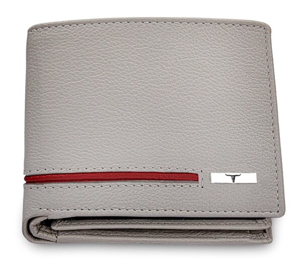 URBAN FOREST Stag Sand/Red Leather Wallet & Pen Combo Gift Set for Men - Image 7