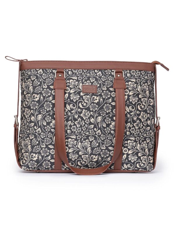 ZOUK Vegan Leather Women's Office Bag for 15.6 inch Laptop, MacBook - Image 2
