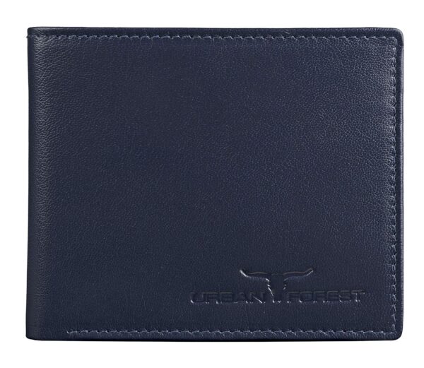 URBAN FOREST Sherlock Blue Leather Wallet, Keyring & Pen Combo Gift Set for Men - Image 3