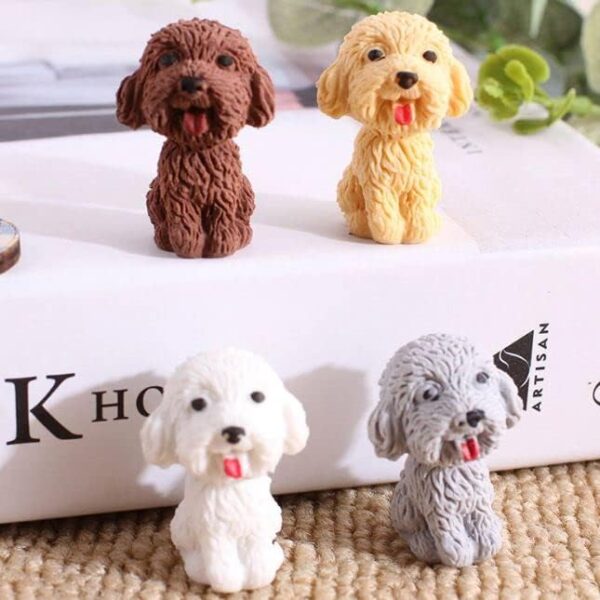 AK-Store (Set of 5) 3D Cartoon Shape Rubber Pencil Erasers, Stationery for Kids School Boys Girls, Birthday Return Gifts (Dogs) - Image 10
