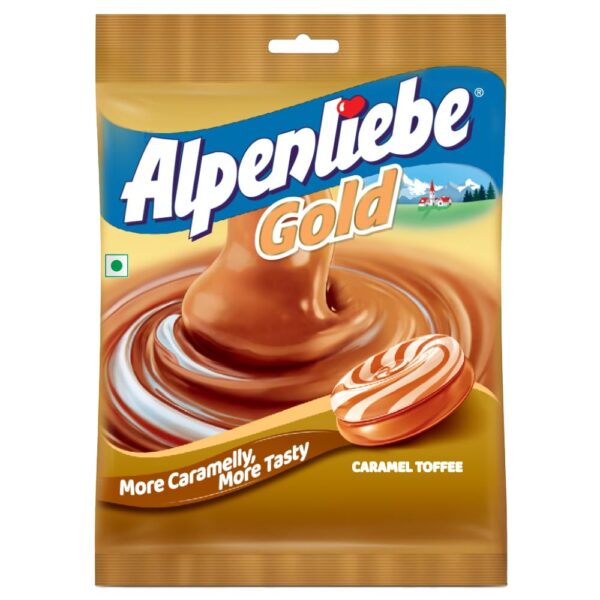 Alpenliebe Gold, Caramel Candy, 144 g (40 Pieces) - Image 2