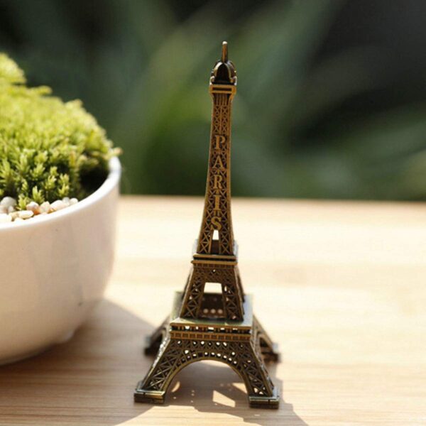 WolkomHome Small Cooper Eiffel Tower Miniature Decorative Showpiece - 6 inch Height BIG Best Gift for office, Car home decoration items - Image 5