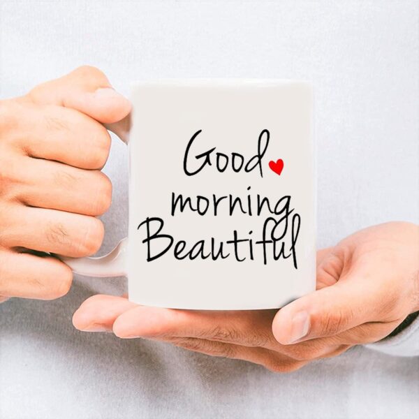 waohhARTZ Wedding Gift for Couples, Gift Item for Marriage, Couple Mugs for Husband and Wife, Ceramic Coffee Mug Set of 2 (11oz) White (2) Pcs - Image 4