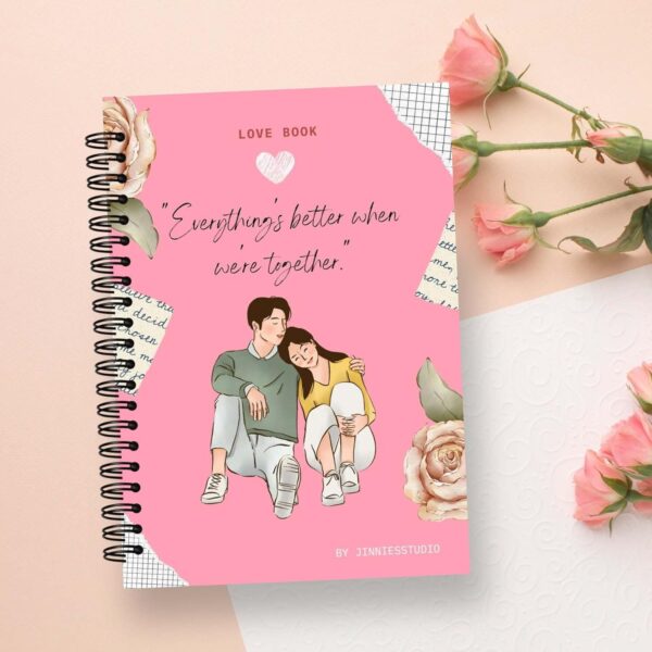 Anniversary Gift For Couple Special - LOVE BOOK - Scrapbook For Memories DIY Couple Gifts For Husband, Wife, Girlfriend, Boyfriend, Mom, Dad/ Marriage, Wedding, Best Engagement Couples Gift Items - Image 2