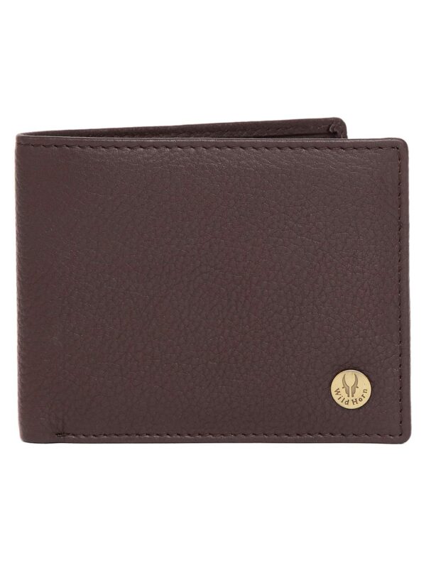 WildHorn Men's Classic Leather Wallet and Belt Combo (Brown) - Image 3