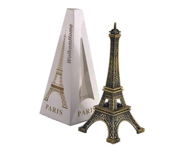 WolkomHome Small Cooper Eiffel Tower Miniature Decorative Showpiece - 6 inch Height BIG Best Gift for office, Car home decoration items - Image 2