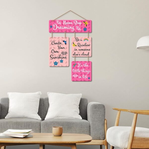 Artvibes Motivational Quote Decorative Wall Art MDF Wooden Wall Hanger for Living Room | Bedroom | Home Decor | Office | Gift | Quotes Decor Item | Wall Hanging For Home Decoration (WH_6501N) - Image 4
