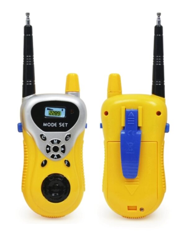VGRASSP Walkie Talkie Toys for Kids 2 Way Radio Toy for 3-12 Year Old Boys Girls, Up to 20 Meter Outdoor Range Yellow - Image 9