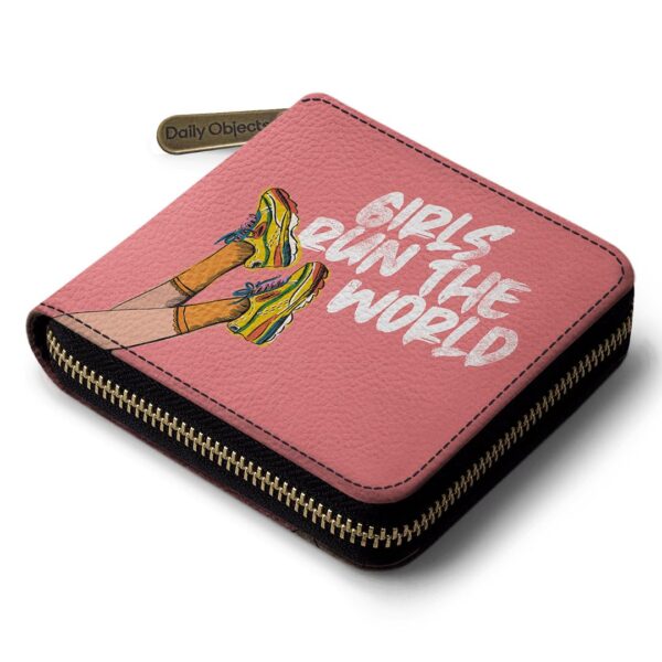 DailyObjects Women's Zip Wallet | Made with Vegan Leather Material | Carefully Handcrafted | Holds up to 8 Cards | Slim and Easy to Fit in Pocket | Coin Pocket with Button Closure - Image 2