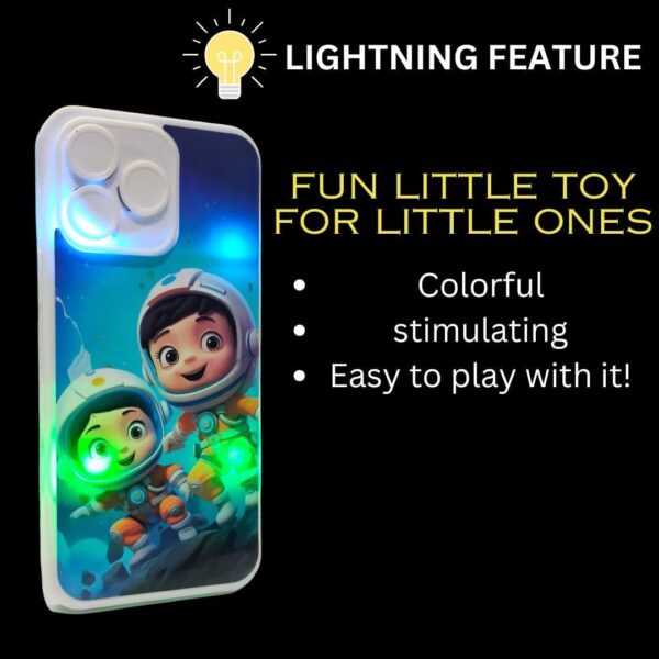 Amitasha Educational Phone Toys for 2-12 Years Kids Rechargeable 24 Modes Talking Baby Smart Phone Mobile Toy for Boys Girls Christmas Gift Birthday Surprise - Image 8