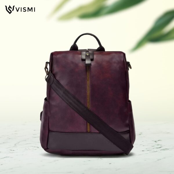 VISMIINTREND Leather Backpack for Women, Stylish Bags for Girls, Shoulder Purse, Trendy Ladies Hand Bag, Daily Use, Office/Travel/College/Work/Picnic, Birthday Gift for Wife/Sister, Latest - Image 7