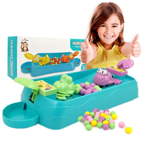 Wembley Hungry Frog Games Eating Beans Games | Indoor Games Interactive Game Toy of Family Board Games for Kids | Interactive Game Toys Multiplayer Game for 2 Player - Image 2