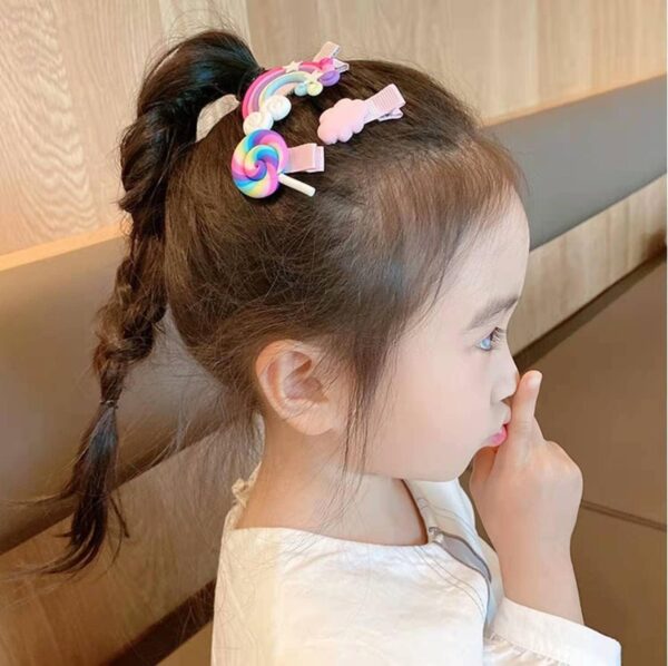 Wazdorf Girls Hair Pins with Clear Bag, Baby Hair Clips Cute Cute Fruit Cartoon Animal Hair Pin for Kids Hair Clip for Women Girls Hair Accessories (PINK) - Image 6