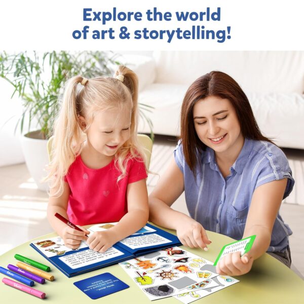 Skillmatics Storybook Adventure Art Kit - Write & Create Storybooks, Creative Activity, DIY Kit, 150+ Stickers, Gifts for Kids Ages 5, 6, 7, 8, 9, 10 - Multicolor - Image 7