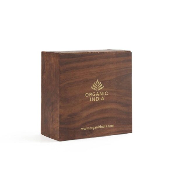 Organic India Executive Wooden Gift Box, 60 Infusion Bags - Image 9