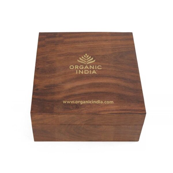 Organic India Executive Wooden Gift Box, 60 Infusion Bags - Image 8