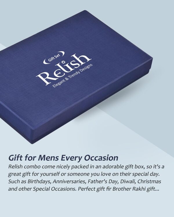 Relish Men's Green Analog Watch, Black Leather Strap | Gift Hamper for Brother, Husband & Boyfriend - Stylish & Durable - Image 10
