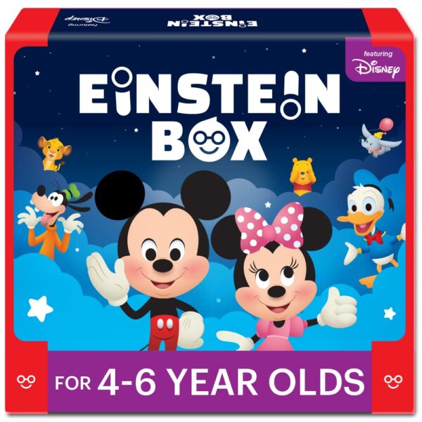Einstein Box Featuring Disney for 4-5-6 Year Old Boys/Girls | Disney Gift Toys for Kids | Learning and Educational Toys, Games and Books | STEM Toys | - Image 2