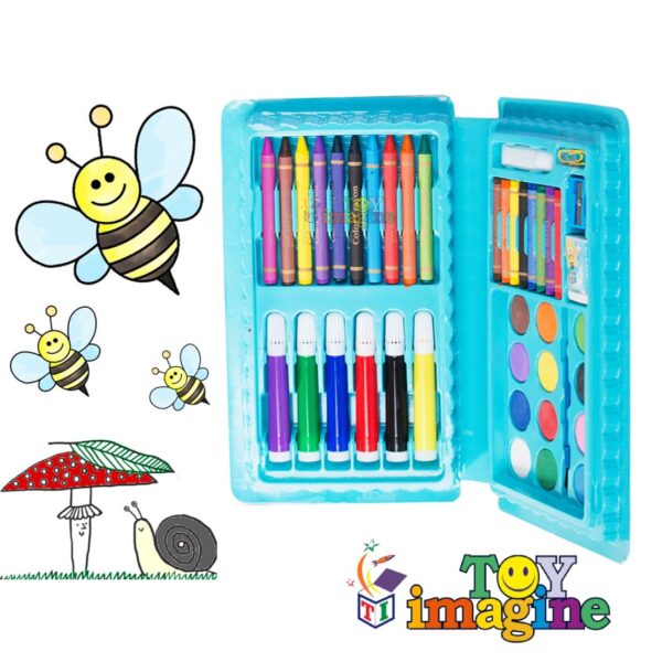 Toy Imagine Color Set for Kids Drawing Doodle Sketch Crayon Painting Water Paint Art Set Colour Kit. (Colour Set 42) - Image 6
