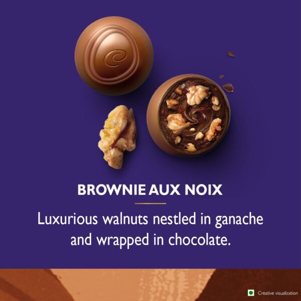 Cadbury Studio Signature Pralines - Brownie Aux Noix Chocolate, 130 g - Image 7