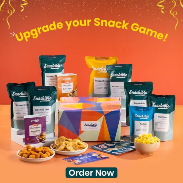 Snackible Bestselling Snacks Box | Box of 10 Healthy Snacks | Healthy Gift Box | No Maida & No Refined Sugar | Best Gifting Option | Corporate Gifts | Gourmet Snacks - Image 9
