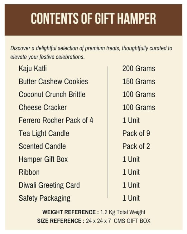 Diwali Gifts for Family and Friends Diwali Gifts Diwali Gifts for Employees Diwali Gift Hamper Chocolates Gift Pack Diwali Hamper Diwali Gifts Diwali Gift Hamper for Employees - Image 4