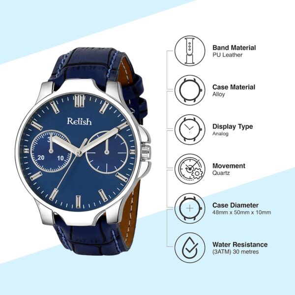 Relish Raksha Bandhan Gift Combo Set Watch, Wallet, Cardholder, Deo for Brother, Bhaiya, Rakhi, Wishing Card with Gift Box (Choose Any One Combo Gift) - Image 5