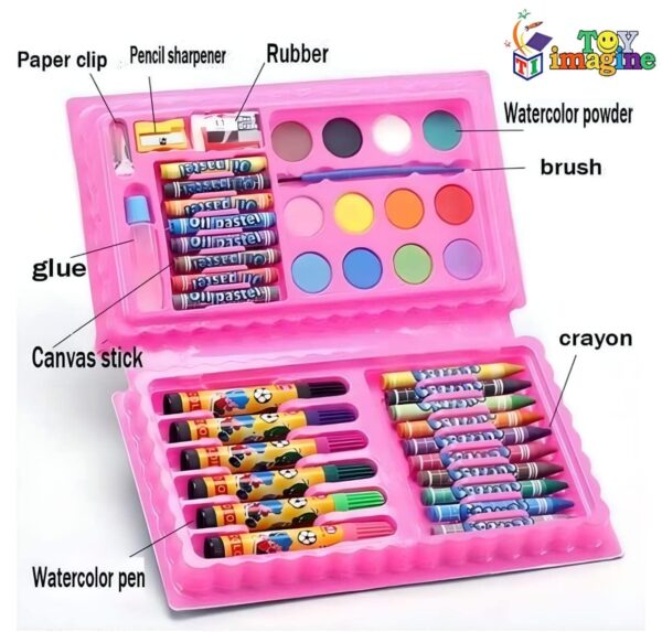 Toy Imagine Color Set for Kids Drawing Doodle Sketch Crayon Painting Water Paint Art Set Colour Kit. (Colour Set 42) - Image 3