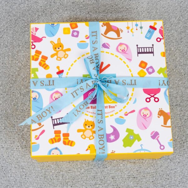 The Baby First Box Newborn Baby Essential Kit-25 Items (Winter Kit For 0-3 Months Baby Boy) Newborn Hamper Gift Set|Baby Gifts|New Born Baby Winter Clothing Gift Set (Wb1),Multi Colour - Image 4