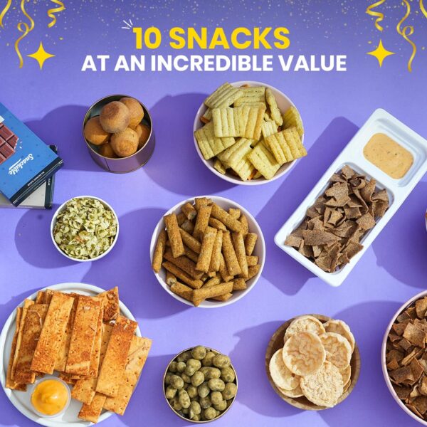 Snackible Bestselling Snacks Box | Box of 10 Healthy Snacks | Healthy Gift Box | No Maida & No Refined Sugar | Best Gifting Option | Corporate Gifts | Gourmet Snacks - Image 7