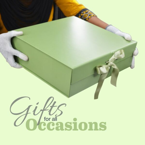 RBS®- LARGE Gift Box (34 x 33 x 10cm) Gift Boxes for Packaging (1 Pack) Hamper Boxes for Gift Holds Upto 10 kg Gift Packing Box Gift Boxes For Gifting Hamper Box (Large Green) - Image 6