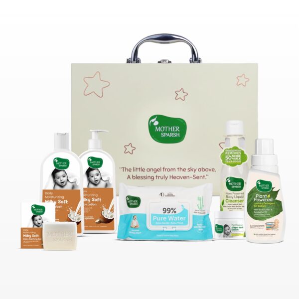 Mother Sparsh Baby Gift Box with Baby Care Essentials (Blessing Box) | Gift Set for Babies, Newborns & Baby Showers - Image 2