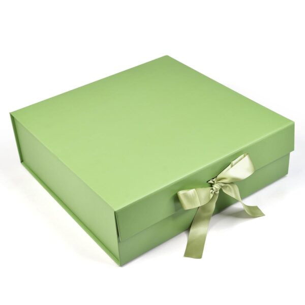 RBS®- LARGE Gift Box (34 x 33 x 10cm) Gift Boxes for Packaging (1 Pack) Hamper Boxes for Gift Holds Upto 10 kg Gift Packing Box Gift Boxes For Gifting Hamper Box (Large Green) - Image 2