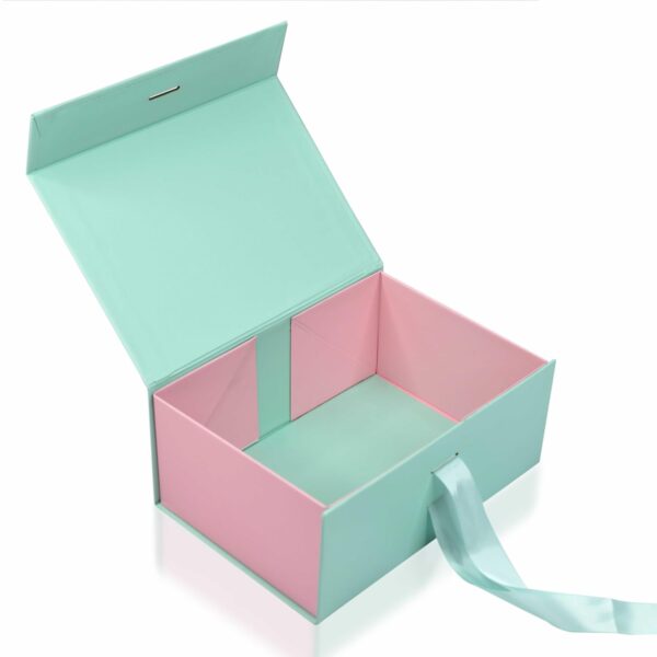 RBS® - Gift Boxes For Presents (23 x 16 x 10cm) Boxes For Gifting (1 Pack) Box For Gift Packing Holds up to 5kg Multipurpose Gift Box For Birthday Gifting Box Gift Box For Packing (Tiffany Blue) - Image 3