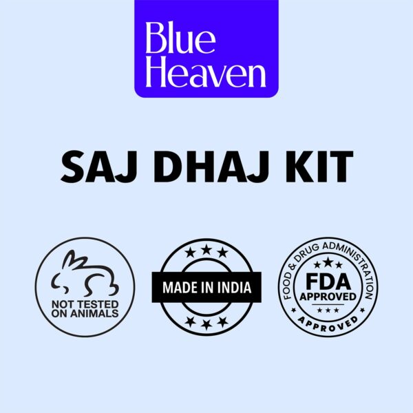 Blue Heaven Saj Dhaj Festive Makeup Kit for women- Vanilla, Pack of 10 | Full face Makeup kit, Fair Tone combo, 19g+26.3ml - Image 11