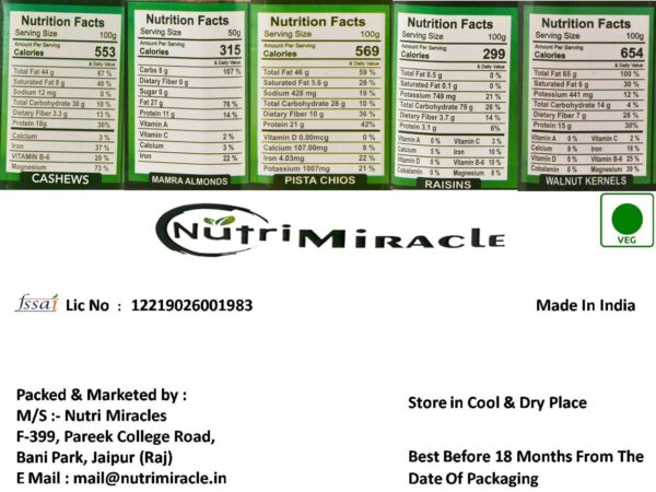 NUTRI MIRACLE Pongal Dry Fruits and Chocolates Gift Pack for Colleagues and Boss | Lohri Gifts for Family and Friends - Image 4