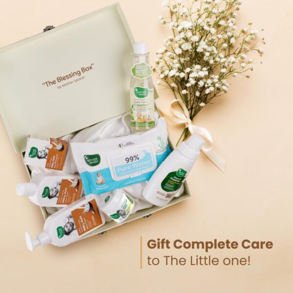 Mother Sparsh Baby Gift Box with Baby Care Essentials (Blessing Box) | Gift Set for Babies, Newborns & Baby Showers - Image 3